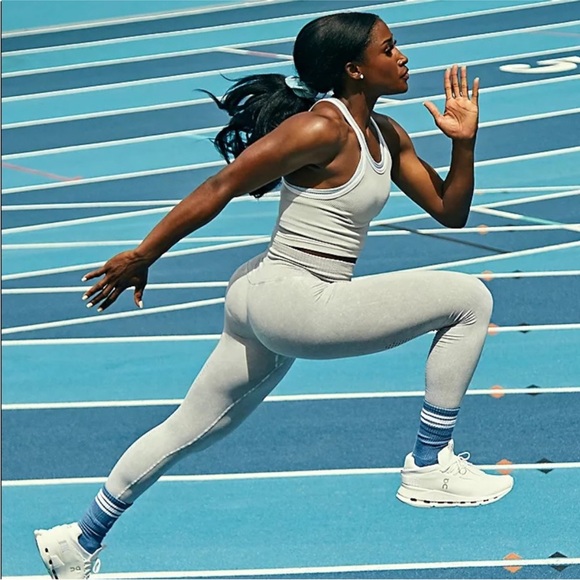 New! FREE PEOPLE Movement XS/S High-Rise 7/8 Length GOOD KARMA Leggings - Picture 3 of 16